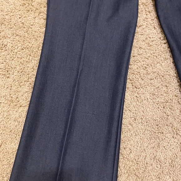 Worthington Women's Modern Fit Blue Denim Trouser Pants In Size 8 - Picture 11 of 15